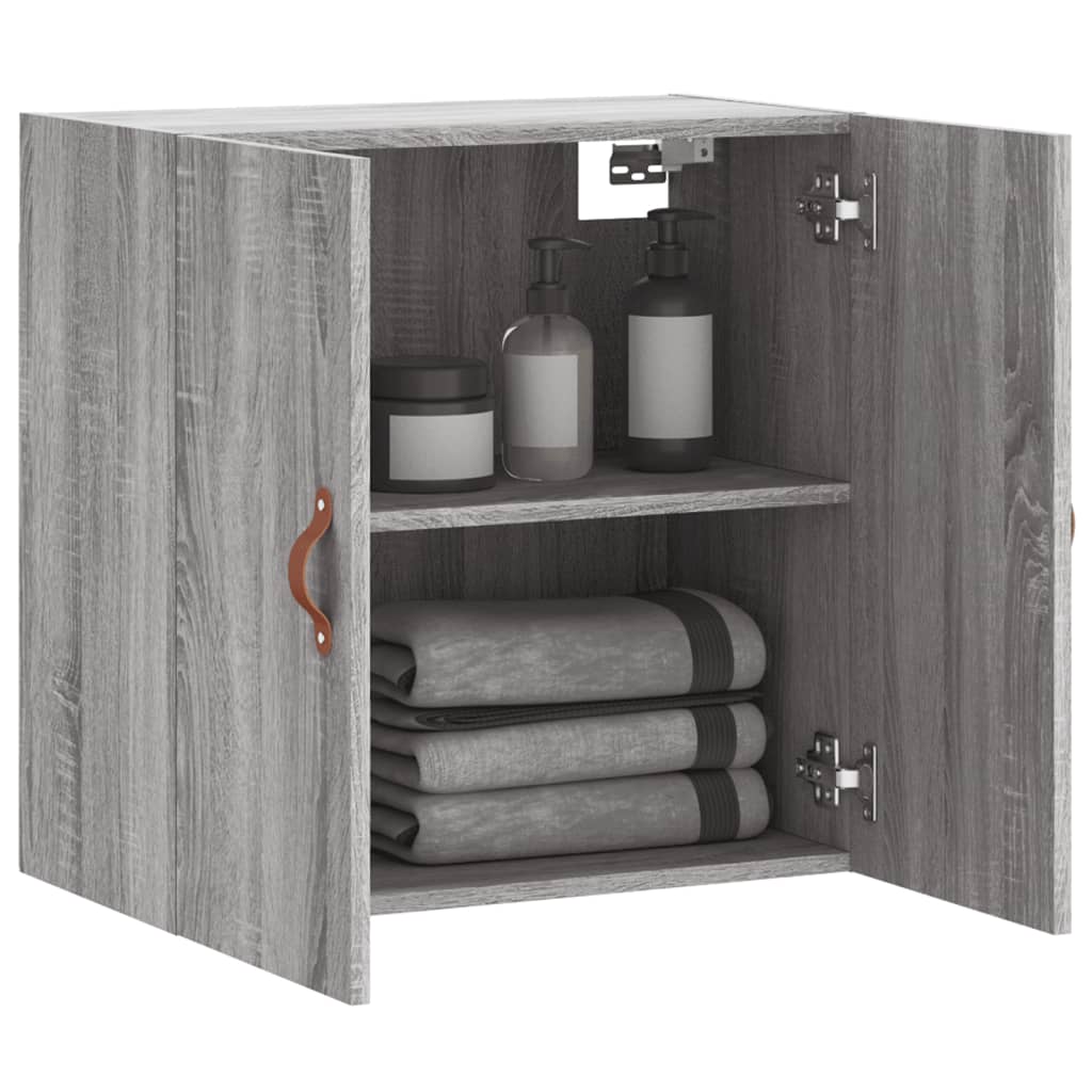 Wall Cabinet Grey Sonoma 60x31x60 cm Engineered Wood