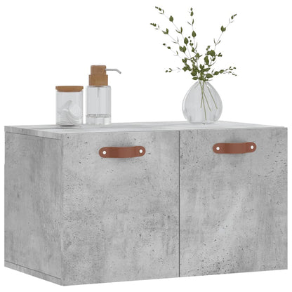 Wall Cabinet Concrete Grey 60x36.5x35 cm Engineered Wood