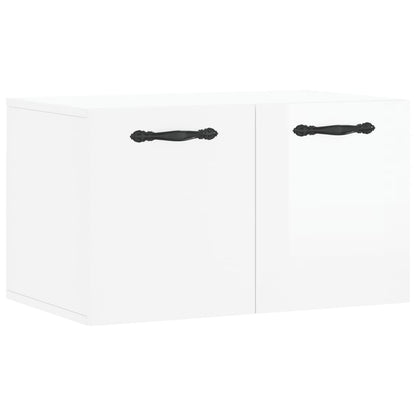 Wall Cabinet High Gloss White 60x36.5x35 cm Engineered Wood