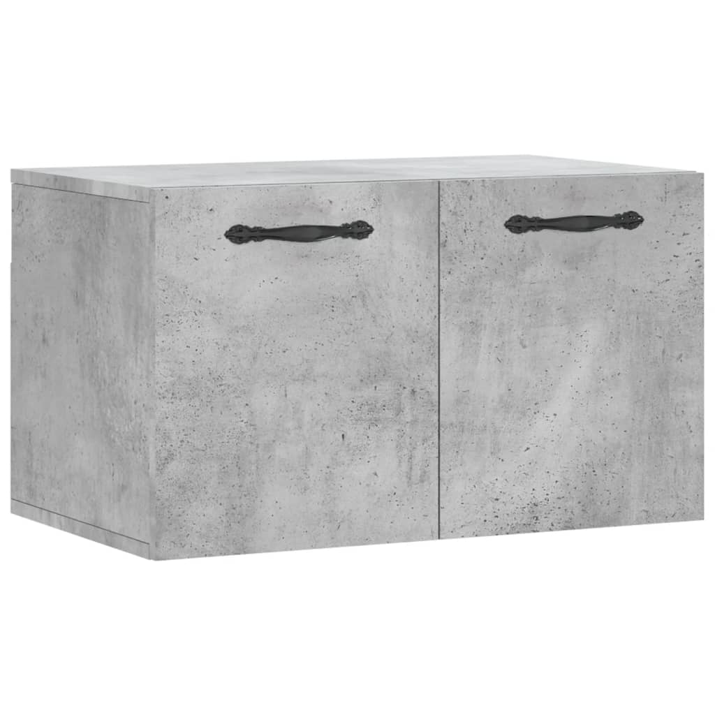 Wall Cabinet Concrete Grey 60x36.5x35 cm Engineered Wood