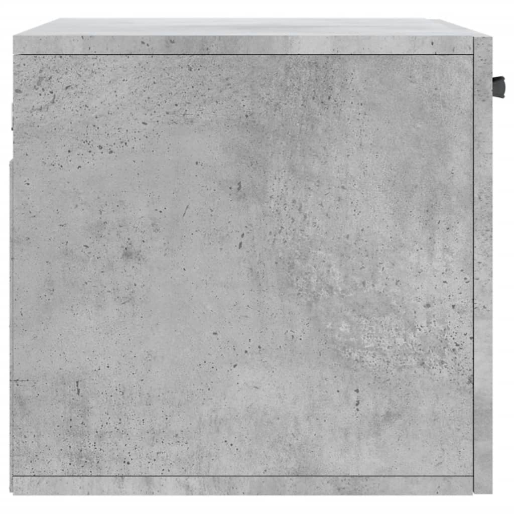 Wall Cabinet Concrete Grey 60x36.5x35 cm Engineered Wood