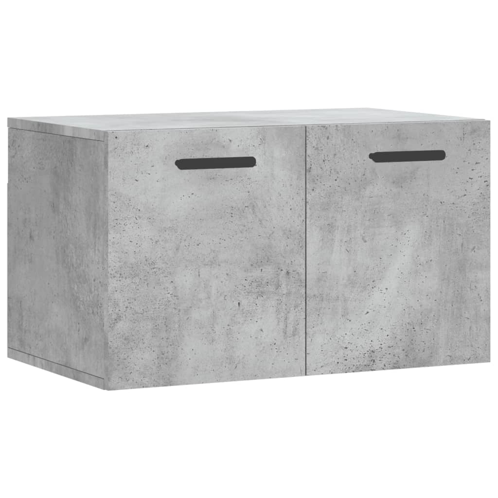 Wall Cabinet Concrete Grey 60x36.5x35 cm Engineered Wood