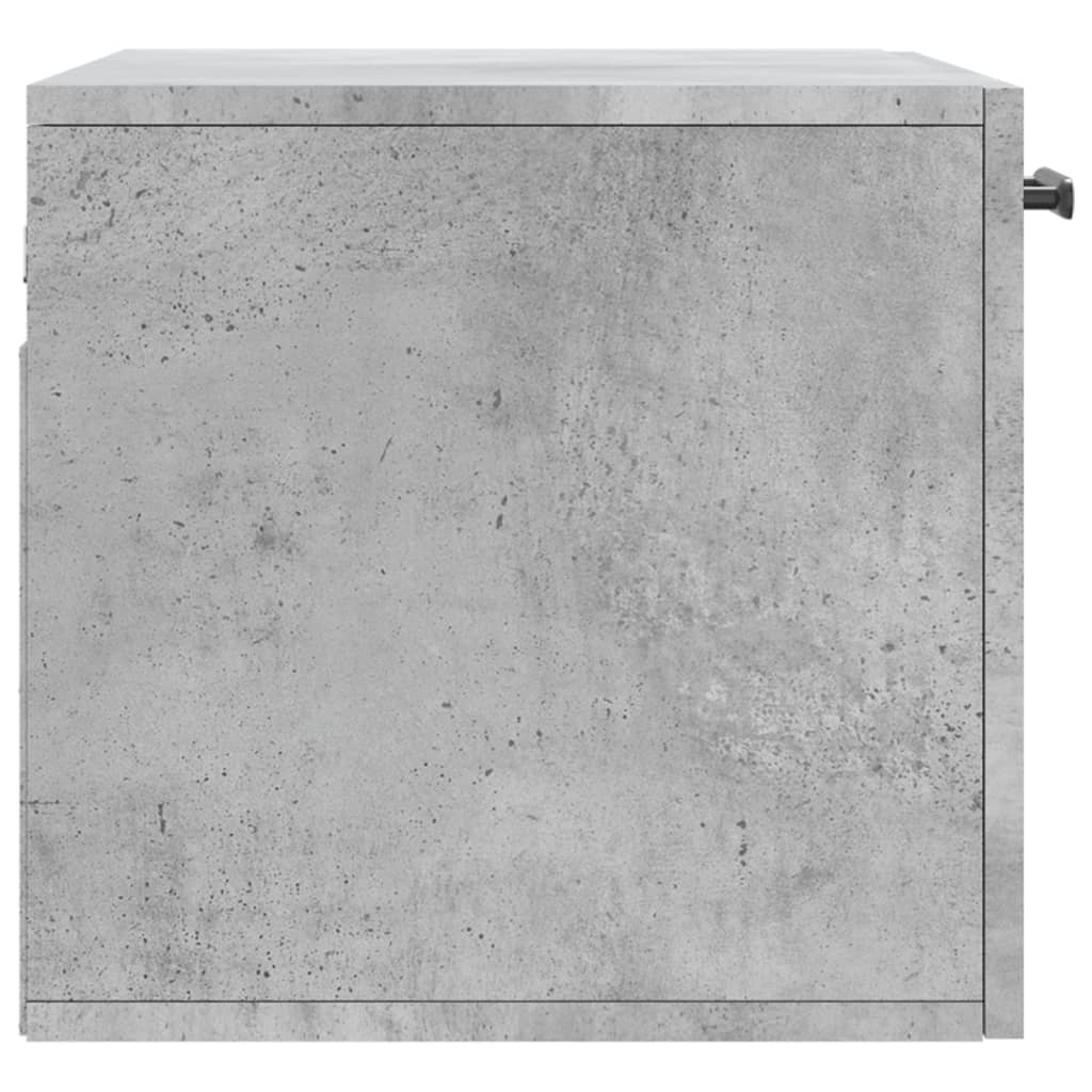 Wall Cabinet Concrete Grey 60x36.5x35 cm Engineered Wood