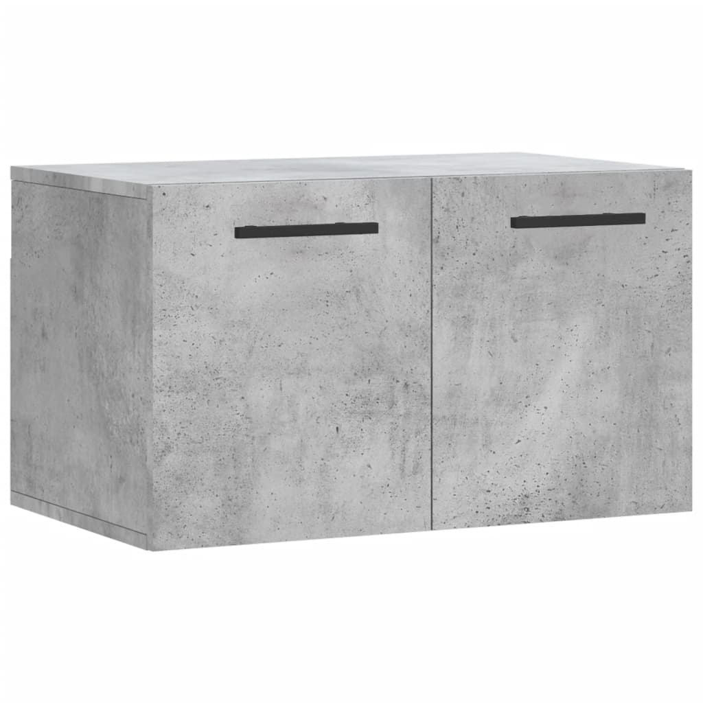 Wall Cabinet Concrete Grey 60x36.5x35 cm Engineered Wood