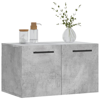 Wall Cabinet Concrete Grey 60x36.5x35 cm Engineered Wood