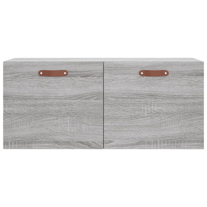 Wall Cabinet Grey Sonoma 80x36.5x35 cm Engineered Wood