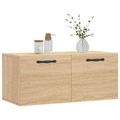 Wall Cabinet Sonoma Oak 80x36.5x35 cm Engineered Wood