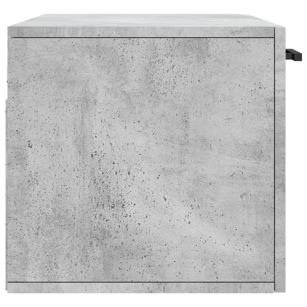 Wall Cabinet Concrete Grey 80x36.5x35 cm Engineered Wood