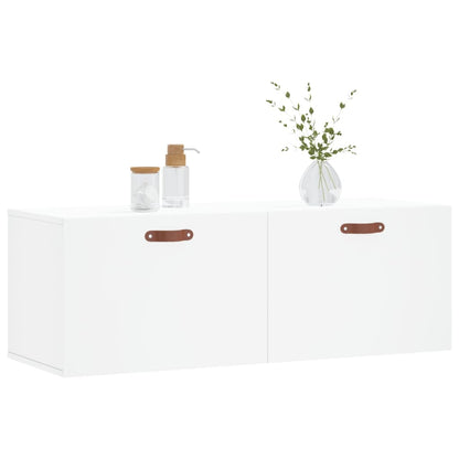 Wall Cabinet White 100x36.5x35 cm Engineered Wood