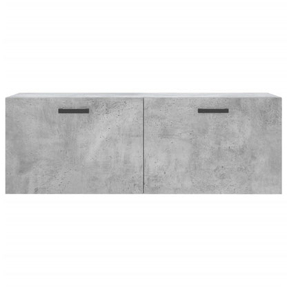 Wall Cabinet Concrete Grey 100x36.5x35 cm Engineered Wood