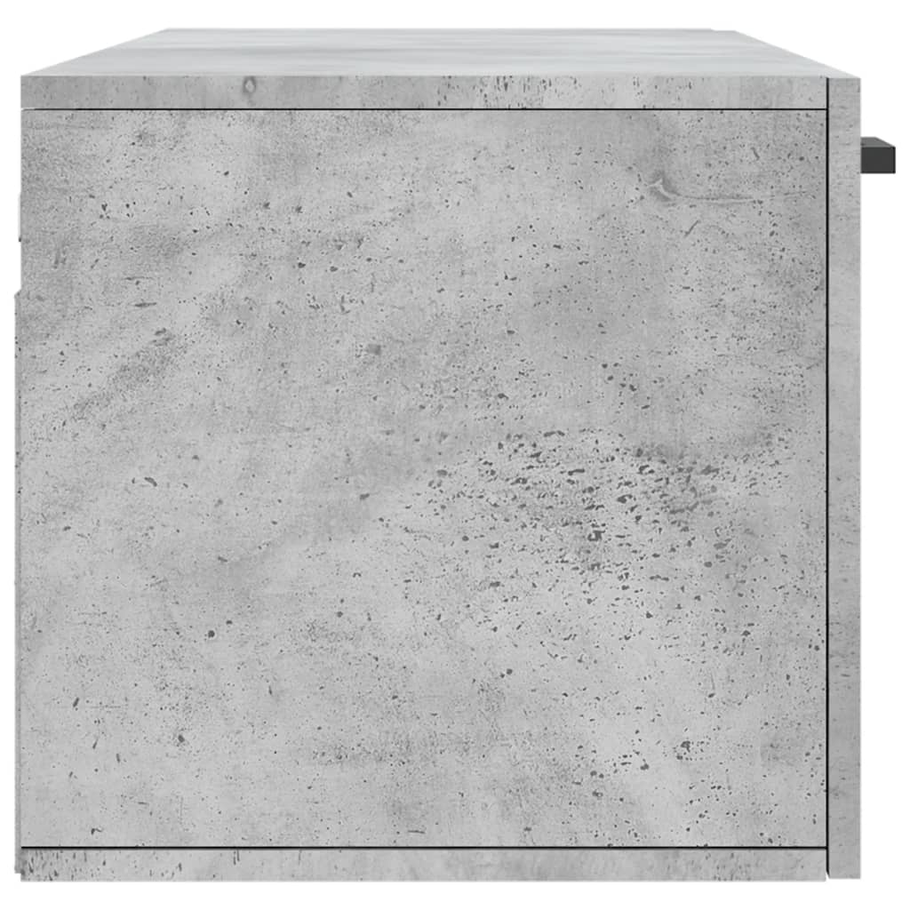 Wall Cabinet Concrete Grey 100x36.5x35 cm Engineered Wood