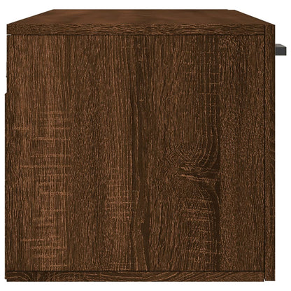 Wall Cabinet Brown Oak 100x36.5x35 cm Engineered Wood