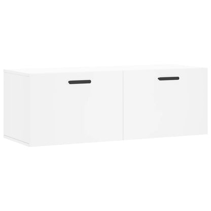 Wall Cabinet White 100x36.5x35 cm Engineered Wood