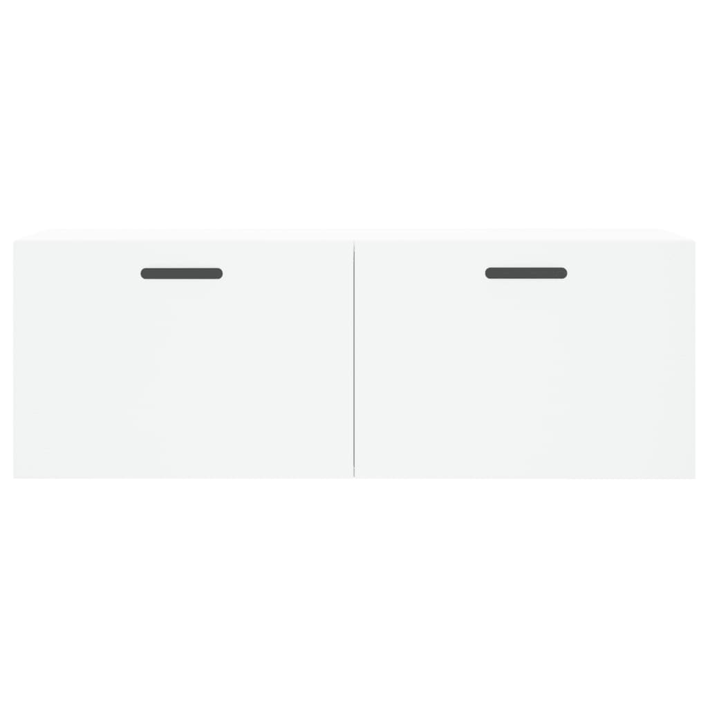 Wall Cabinet White 100x36.5x35 cm Engineered Wood