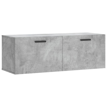 Wall Cabinet Concrete Grey 100x36.5x35 cm Engineered Wood