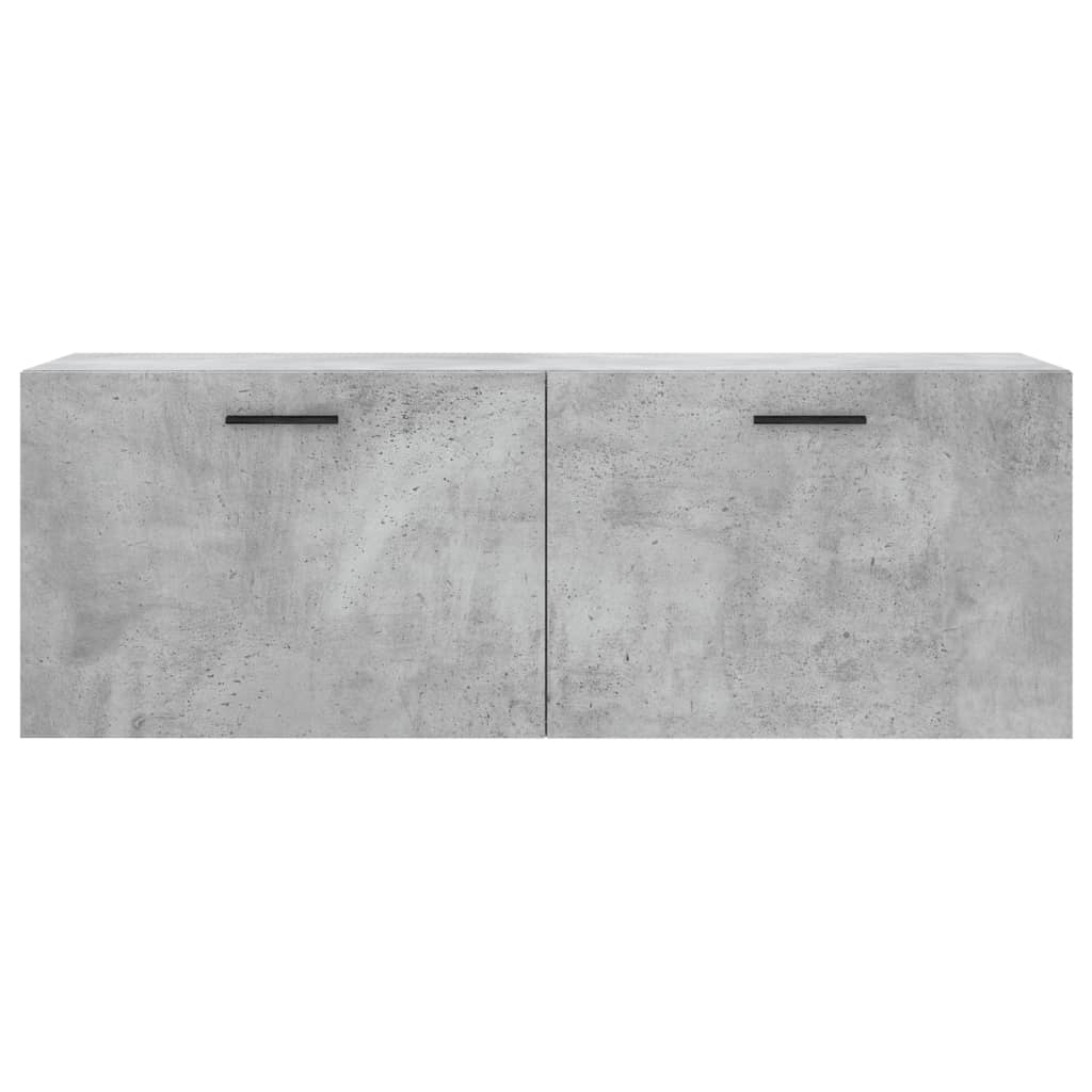 Wall Cabinet Concrete Grey 100x36.5x35 cm Engineered Wood