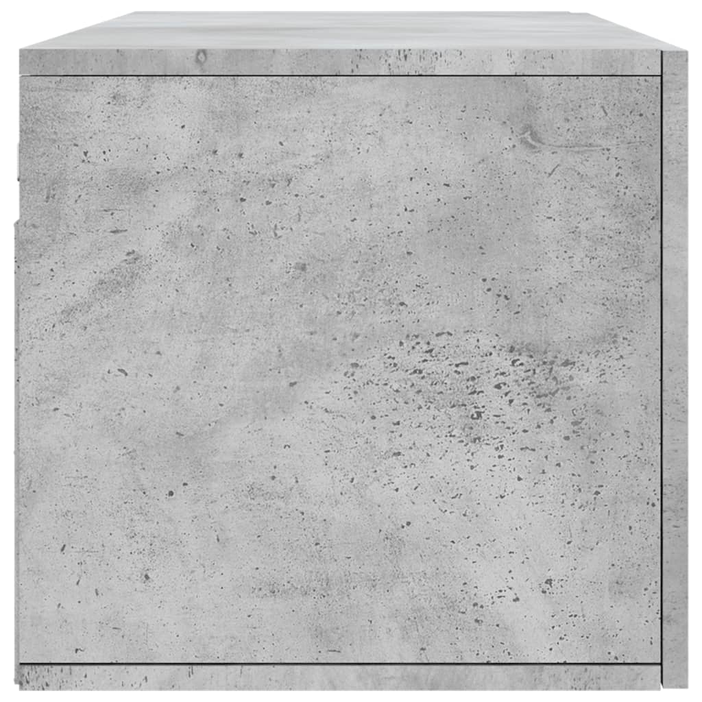 Wall Cabinet Concrete Grey 100x36.5x35 cm Engineered Wood