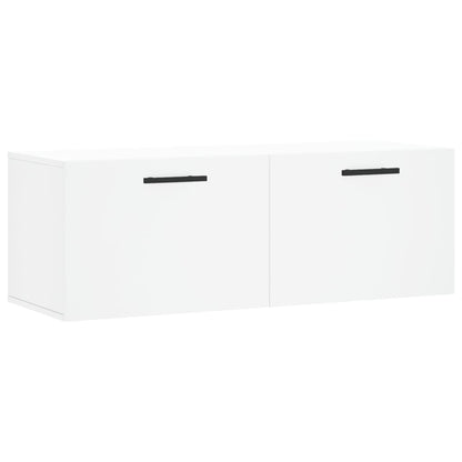 Wall Cabinet White 100x36.5x35 cm Engineered Wood