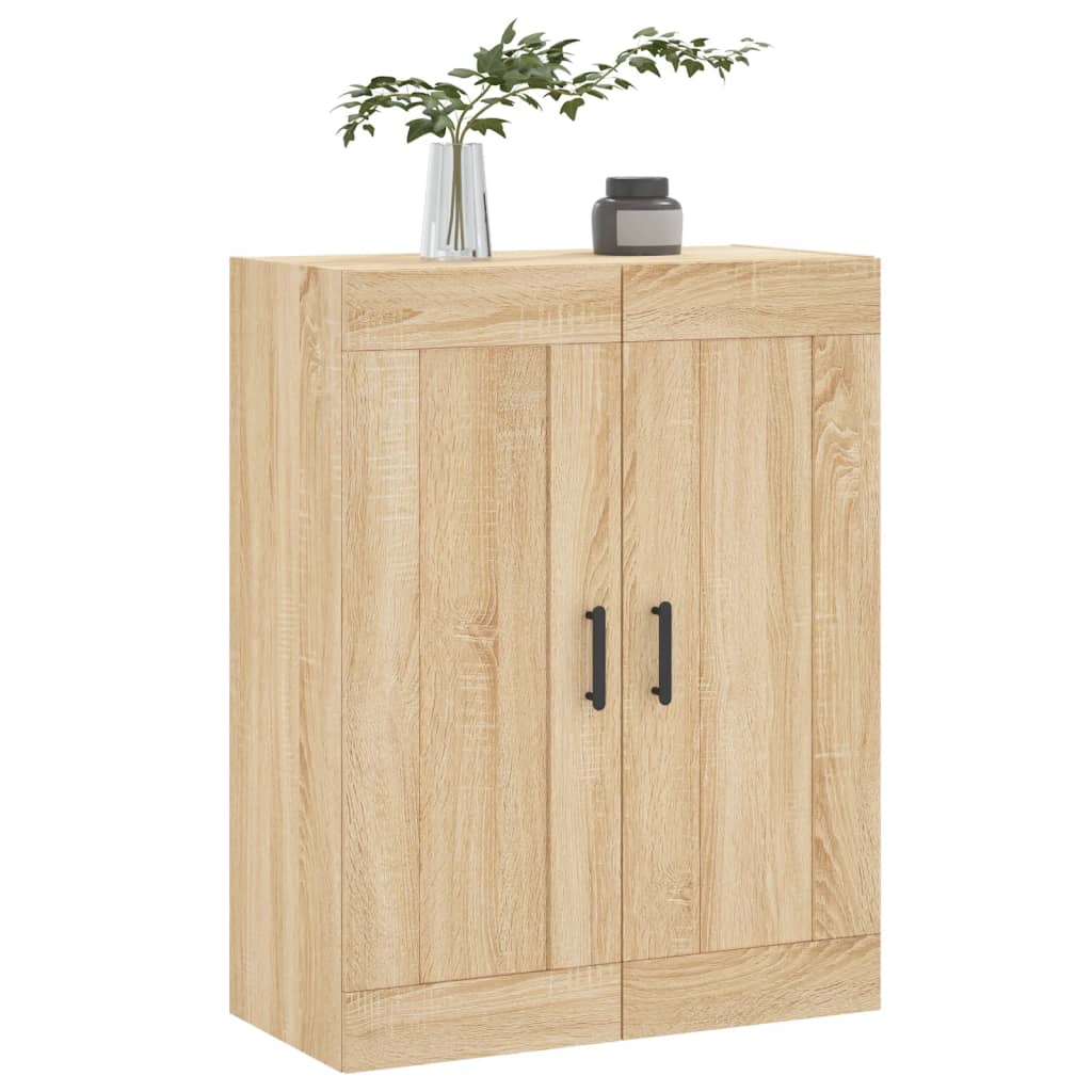 Wall Mounted Cabinet Sonoma Oak 69.5x34x90 cm Engineered Wood