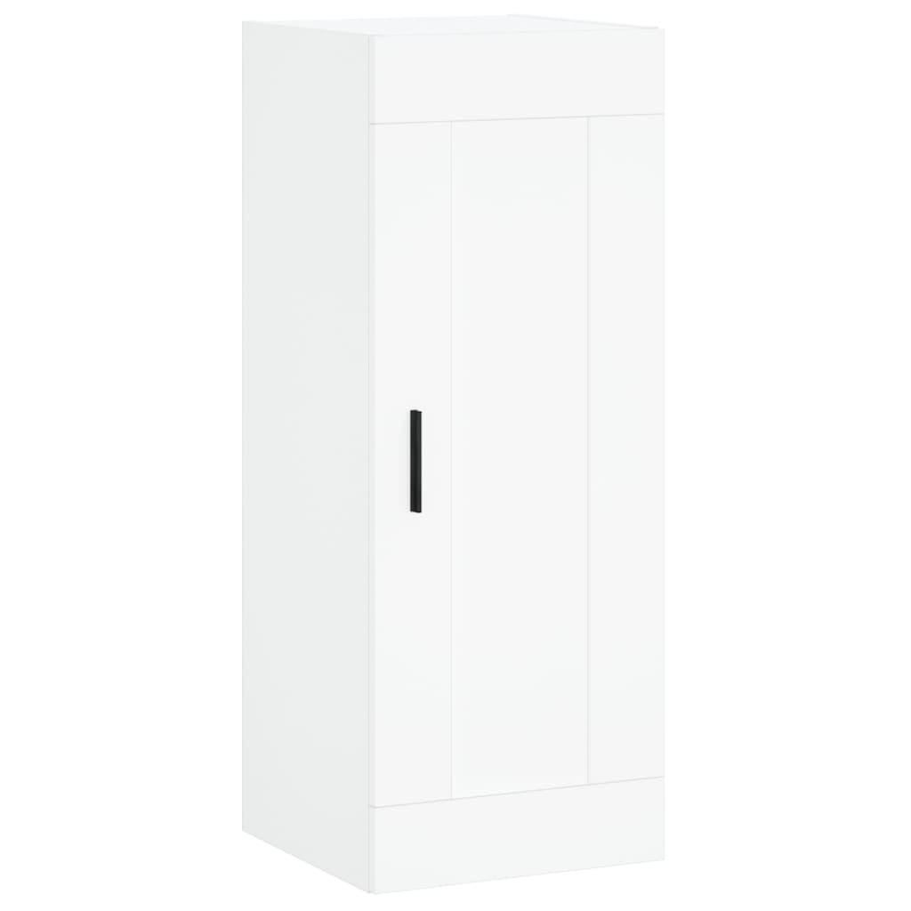 Wall Mounted Cabinet White 34.5x34x90 cm Engineered Wood