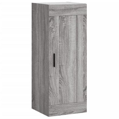 Wall Mounted Cabinet Grey Sonoma 34.5x34x90 cm Engineered Wood