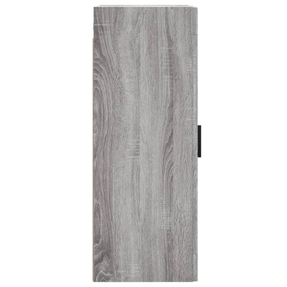 Wall Mounted Cabinet Grey Sonoma 34.5x34x90 cm Engineered Wood