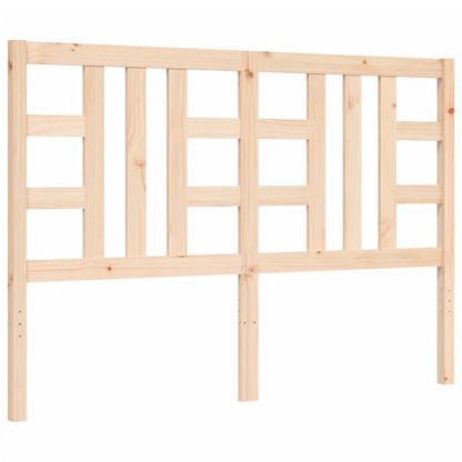 Bed Frame without Mattress Double Solid Wood Pine