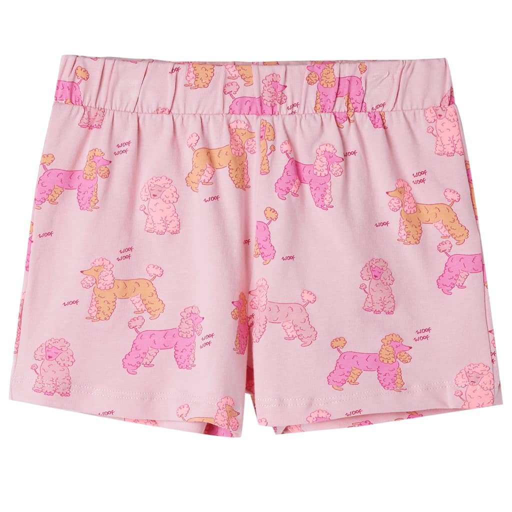 Kids' Pyjamas with Short Sleeves Light Pink 92