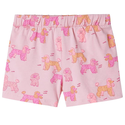 Kids' Pyjamas with Short Sleeves Light Pink 104