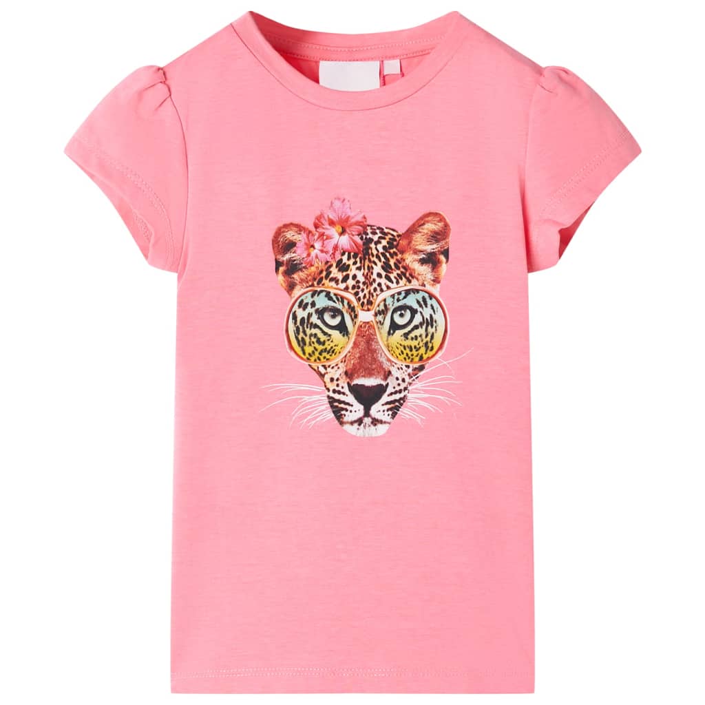 Kids' T-shirt Neon Pink 92