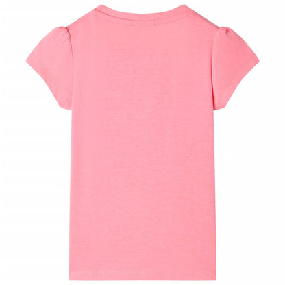 Kids' T-shirt Neon Pink 92