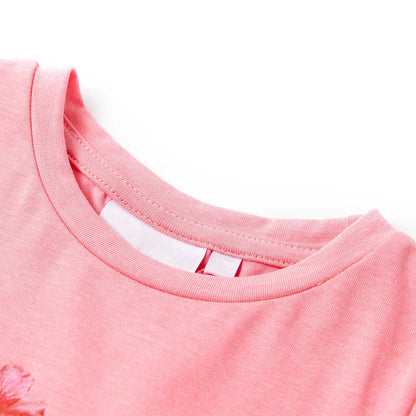 Kids' T-shirt Neon Pink 104