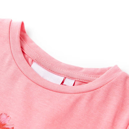 Kids' T-shirt Neon Pink 116