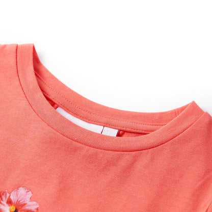 Kids' T-shirt Coral 128