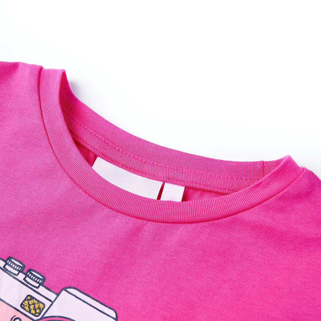 Kids' T-shirt Dark Pink 140