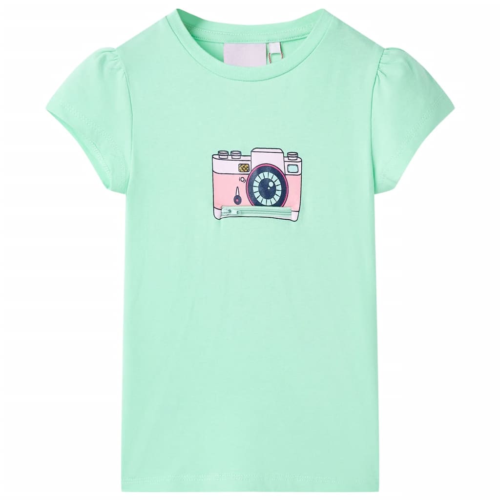 Kids' T-shirt Bright Green 116