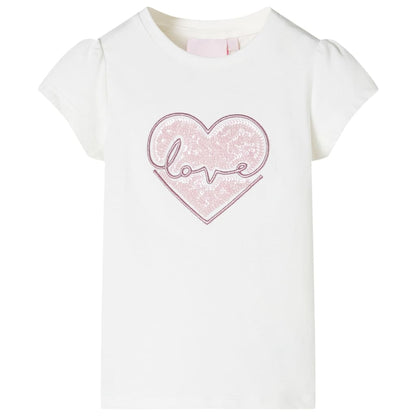 Kids' T-shirt Ecru 116