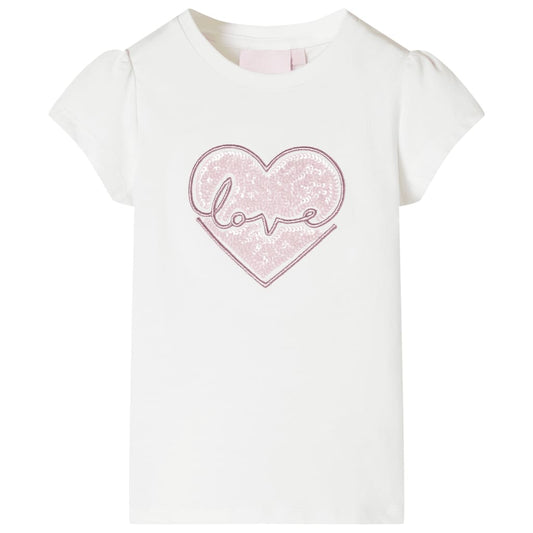 Kids' T-shirt Ecru 128