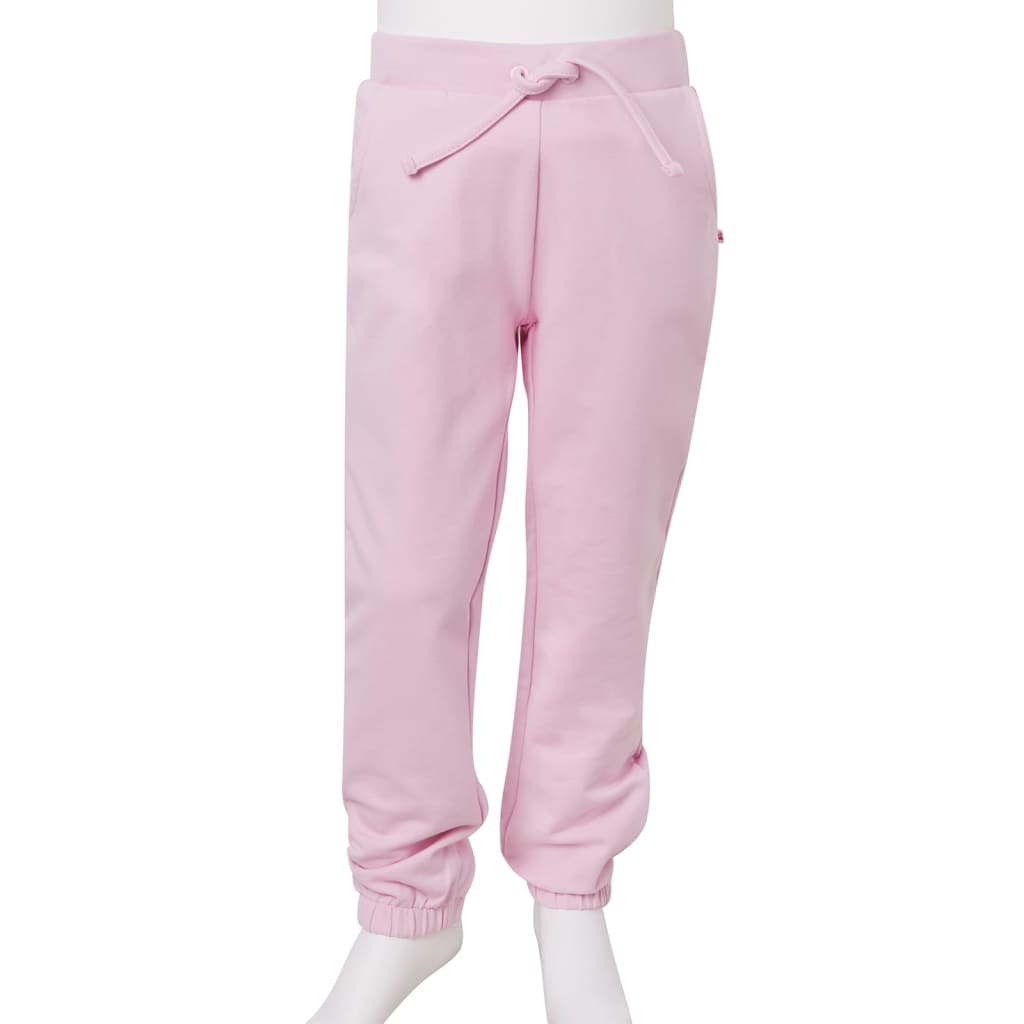 Kids' Sweatpants Light Pink 104