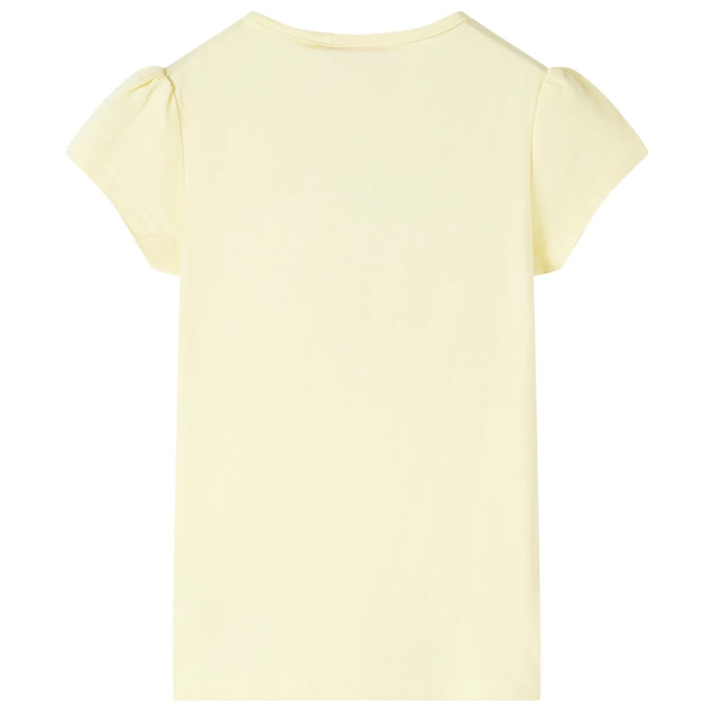 Kids' T-shirt Soft Yellow 92