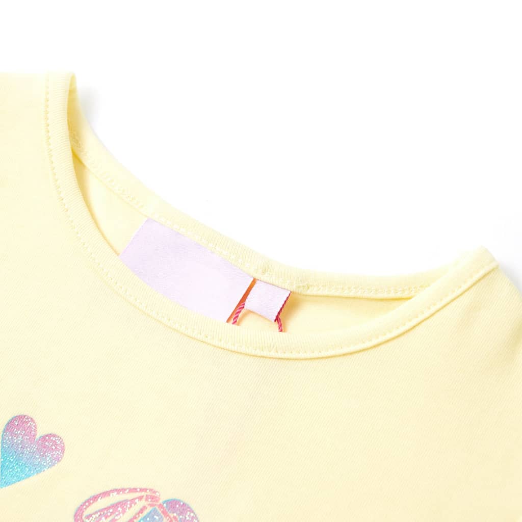 Kids' T-shirt Soft Yellow 92