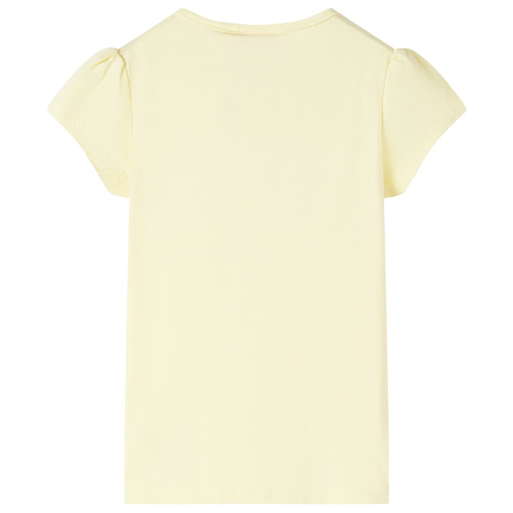 Kids' T-shirt Soft Yellow 104