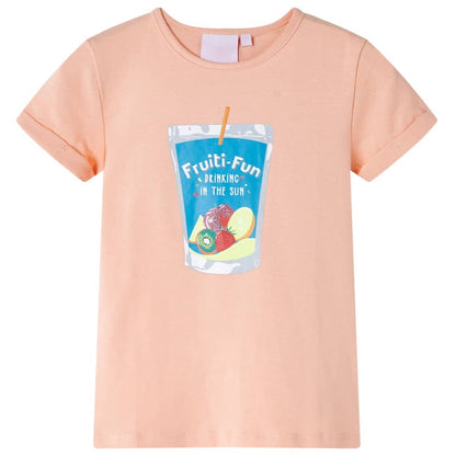 Kids' T-shirt Light Orange 140