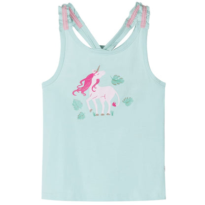 Kids' Tank Top Light Mint 104