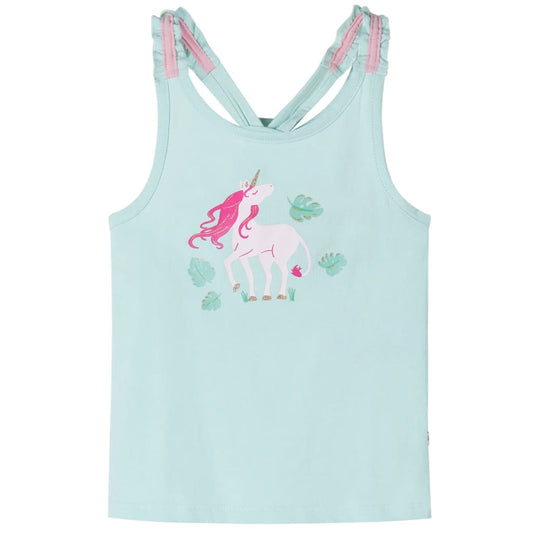 Kids' Tank Top Light Mint 140