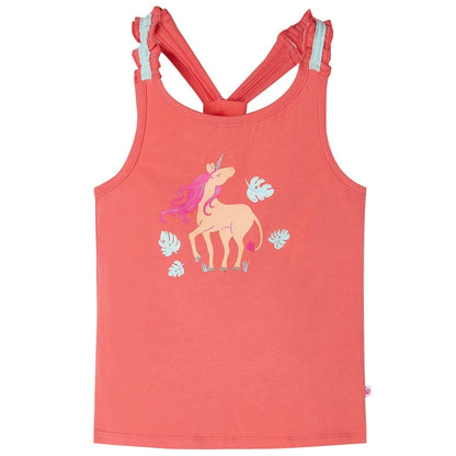 Kids' Tank Top Coral 92