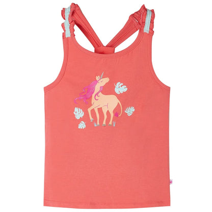 Kids' Tank Top Coral 116