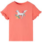 Kids' T-shirt with Short Sleeves Coral 92