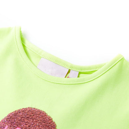 Kids' T-shirt Neon Yellow 92