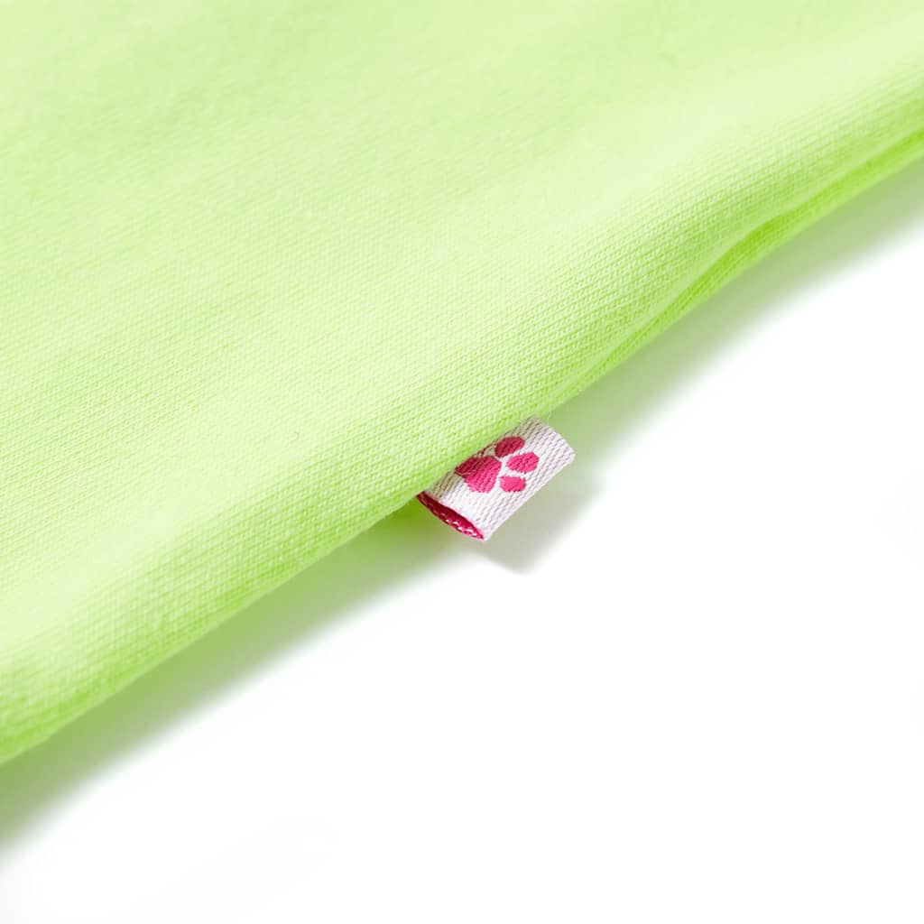 Kids' T-shirt Neon Yellow 104